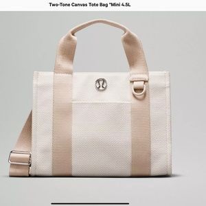 Two-Tone Canvas Tote Bag Mini 4.5L